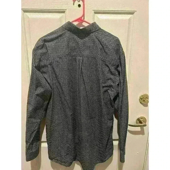 Cinch Blue Print Button Down Shirt Mens Sz M Western Cowboy Rodeo - Picture 4 of 6